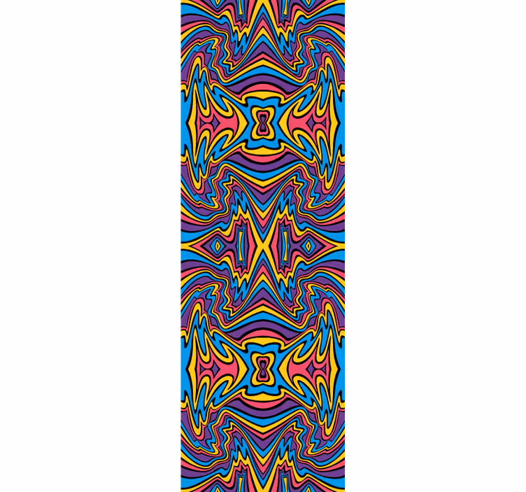 Kaleidoscopic Pattern abstract wallpaper - TenStickers