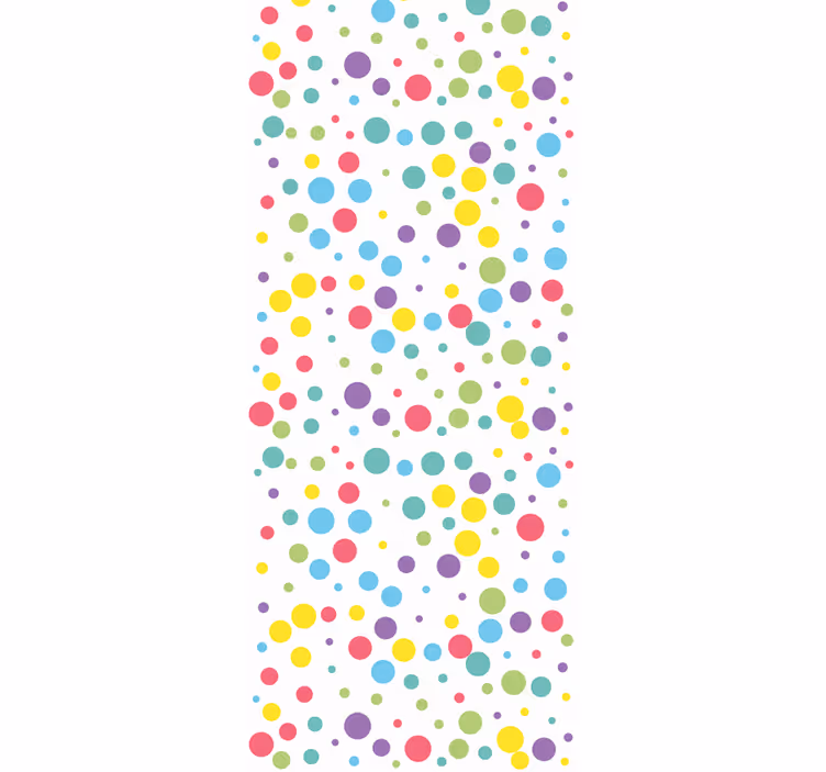 Wallpaper polka dots dotty delight - TenStickers
