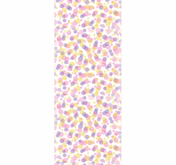 Multicolor Dots wallpaper polka dots - TenStickers