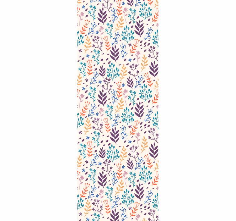 Leaf wallpaper in autumnal leaf patterns - TenStickers