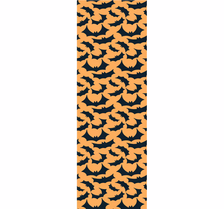 Halloween wallpaper halloween bats design - TenStickers