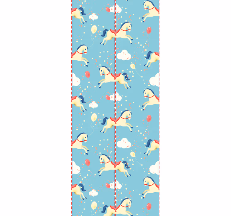 Circus Ducks Delight animal wallpaper - TenStickers