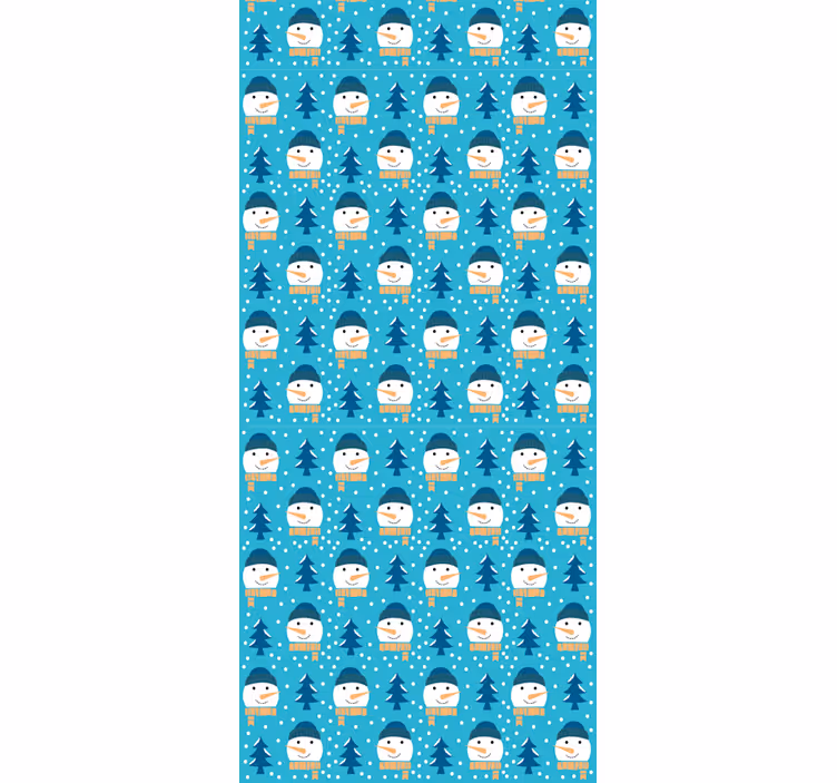Nordic Snowscape skandinavian wallpaper - TenStickers