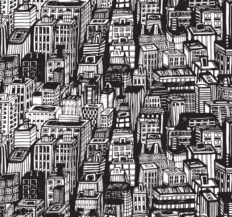 New York skyscrapers New York wallpaper - TenStickers