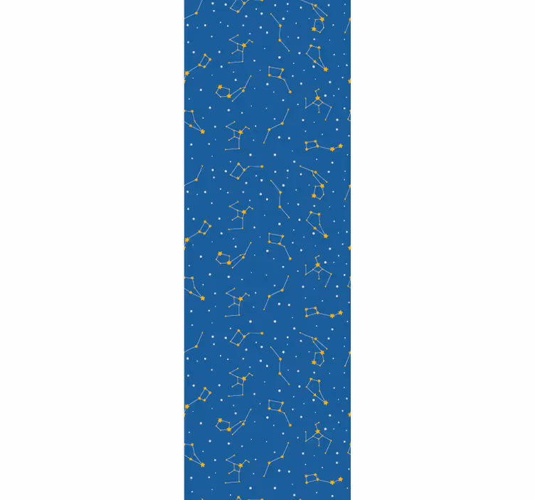 Constellations on sky graphic Star wallpaper - TenStickers