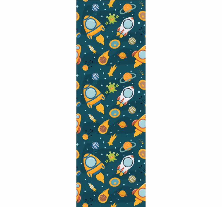 Kids wallpaper space exploration designs - TenStickers