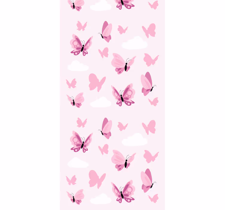 Fluttering Butterflies butterfly wallpaper - TenStickers