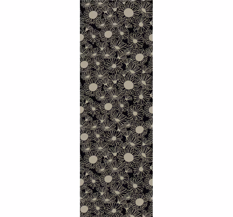 Floral wallpaper in floral dotted pattern - TenStickers