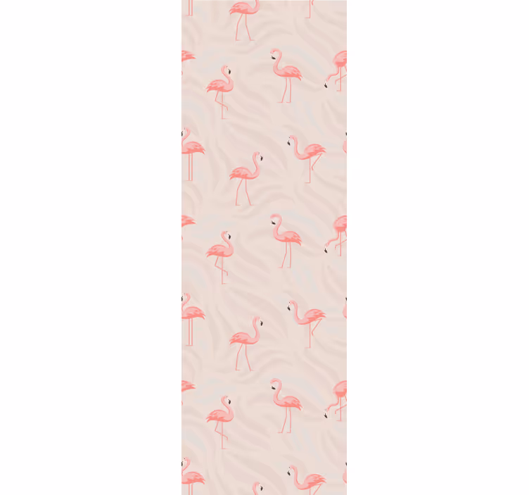 Flamingo Ensemble animal wallpaper - TenStickers