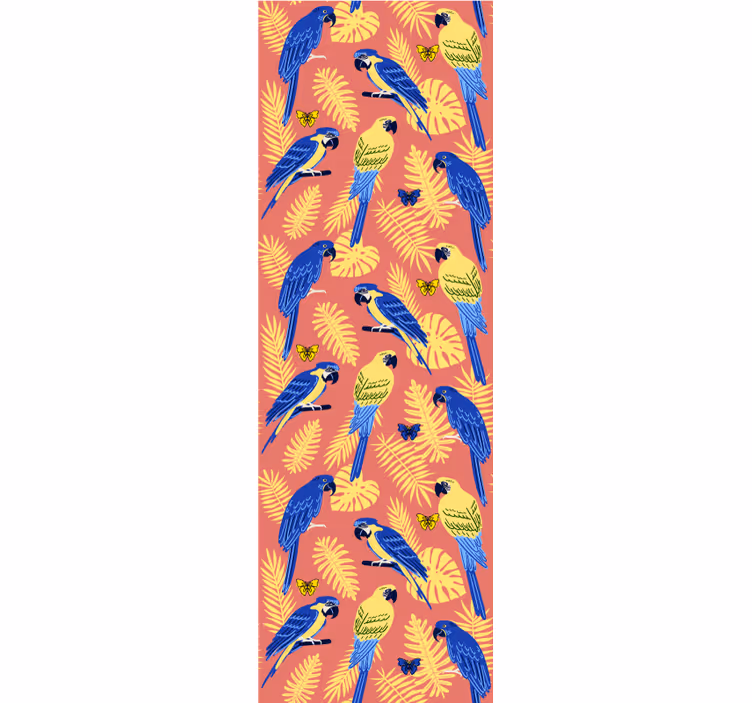 Parrot Tropical Motif parrots wallpaper - TenStickers