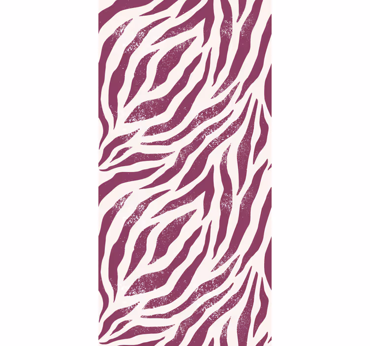 Zebra wallpaper in zebra stripes design - TenStickers