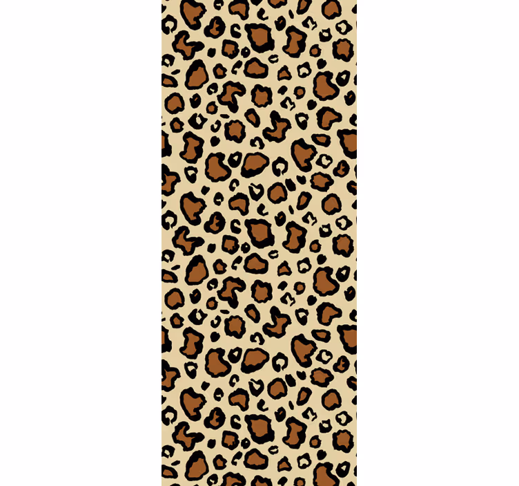 Classic leopard animal  living room wallpaper - TenStickers