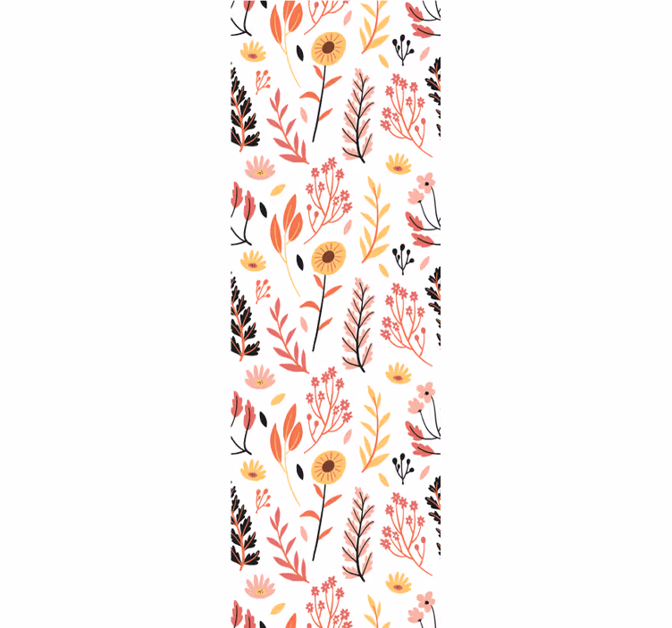Floral Botanical Design flower wallpaper - TenStickers