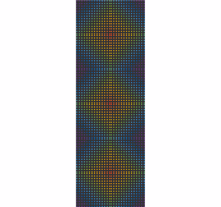 Geometric Dot Matrix abstract wallpaper - TenStickers
