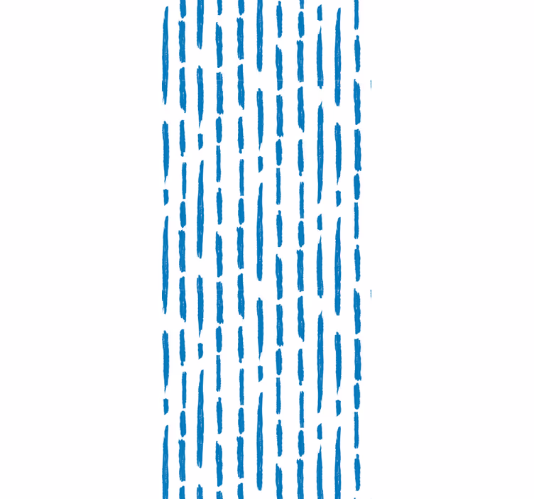 Blue painted stripes Living Room Wallpaper - TenStickers