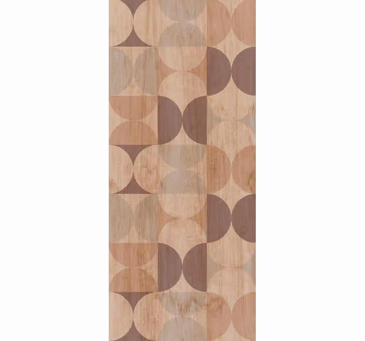 Geometric Circle Motif wallpaper polka dots - TenStickers
