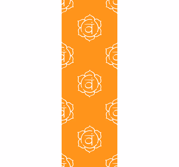 Sacred Symbol Pattern art wallpaper - TenStickers