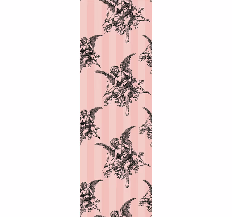 Baroque wallpaper of angelic designs - TenStickers