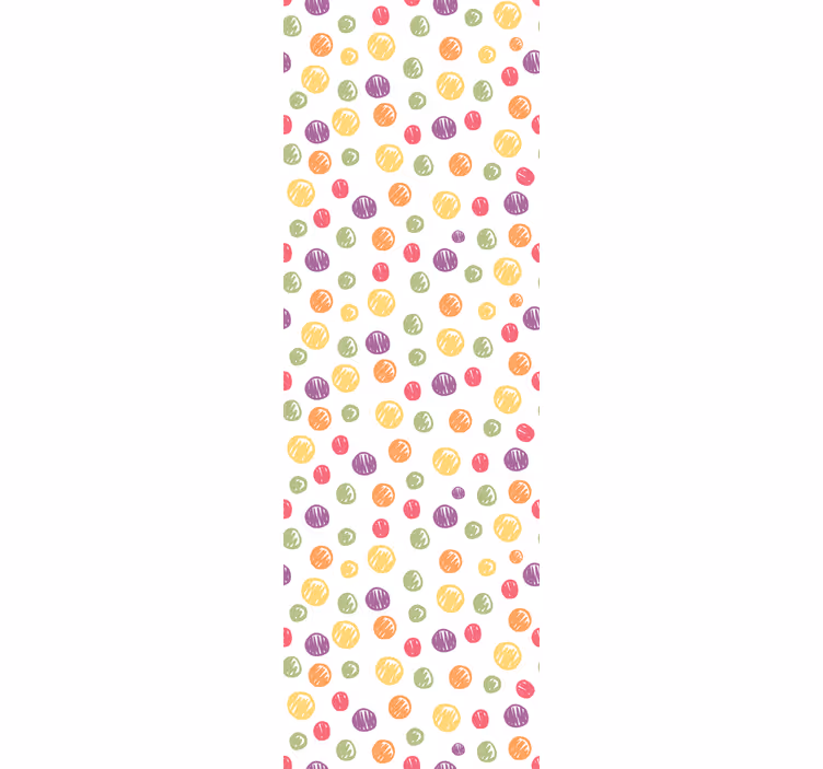 Wallpaper polka dots polka dot explosion - TenStickers