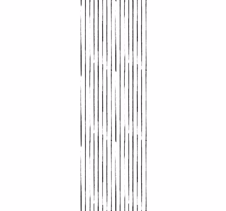 Nordic black and white  vertical wallpaper - TenStickers