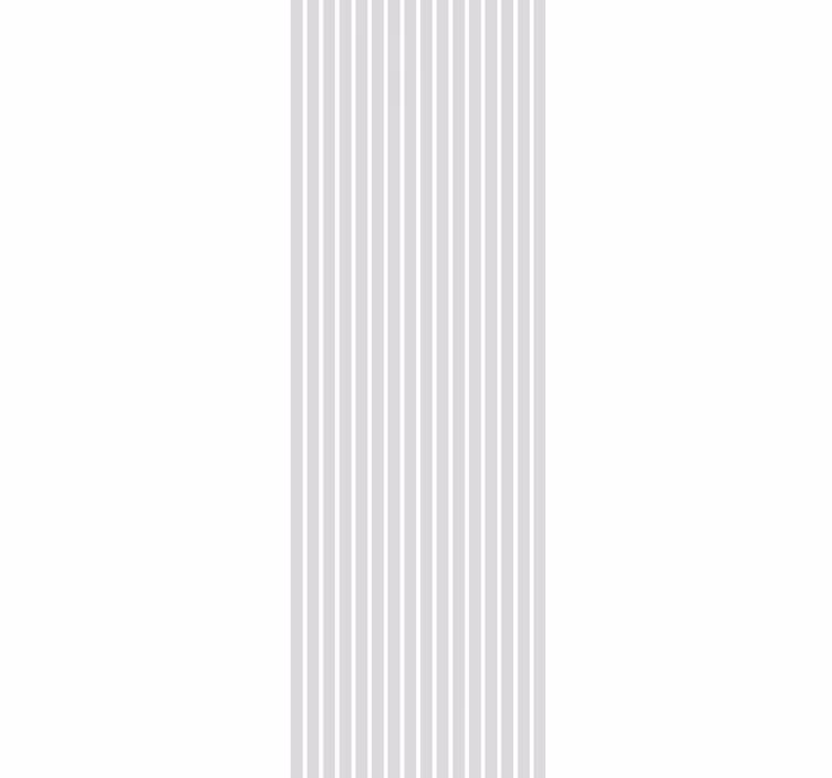 Nordic white and gray vertical wallpaper - TenStickers