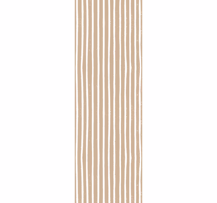 Nordic beige and white Vertical Wallpaper - TenStickers
