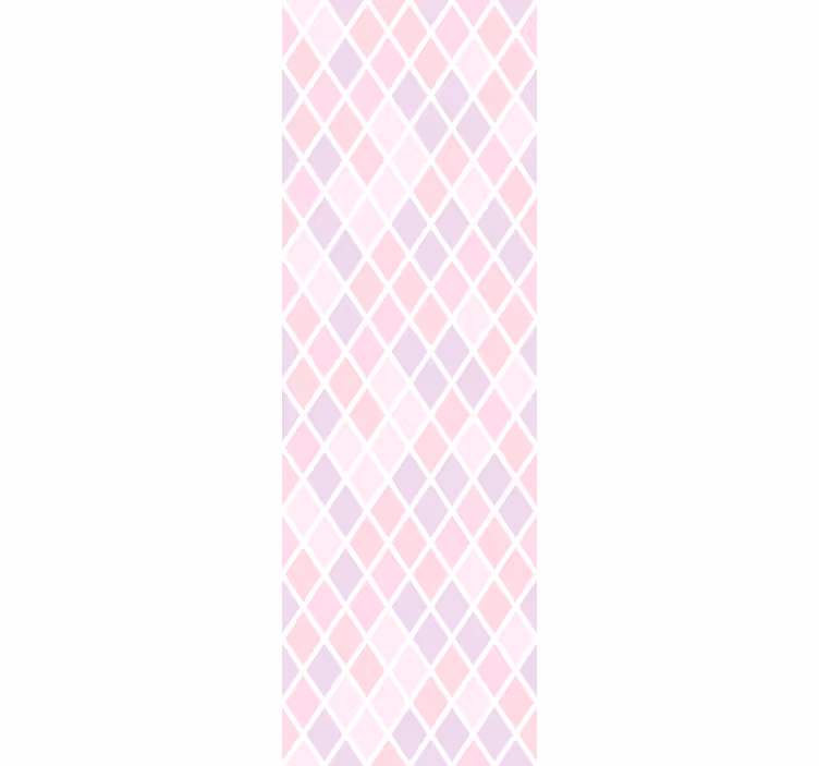 Soft Diamond Grid square wallpaper - TenStickers