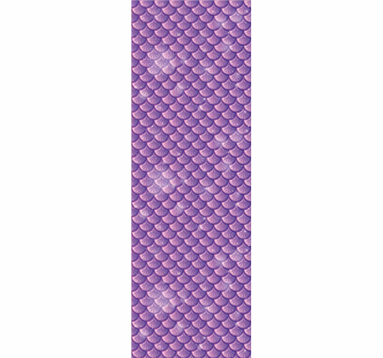Mermaid Scales purple wallpaper - TenStickers