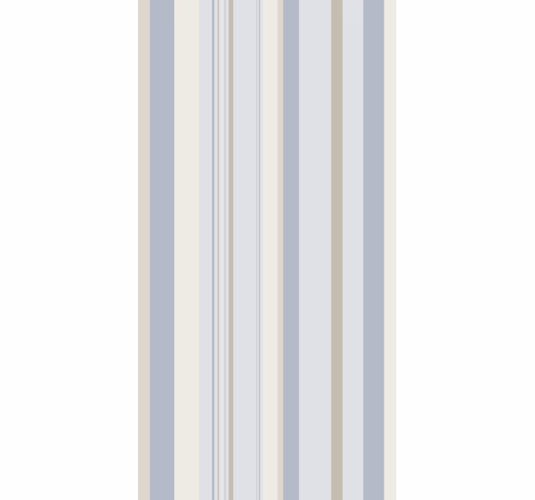 Gray elegant motif vertical stripes wallpaper - TenStickers