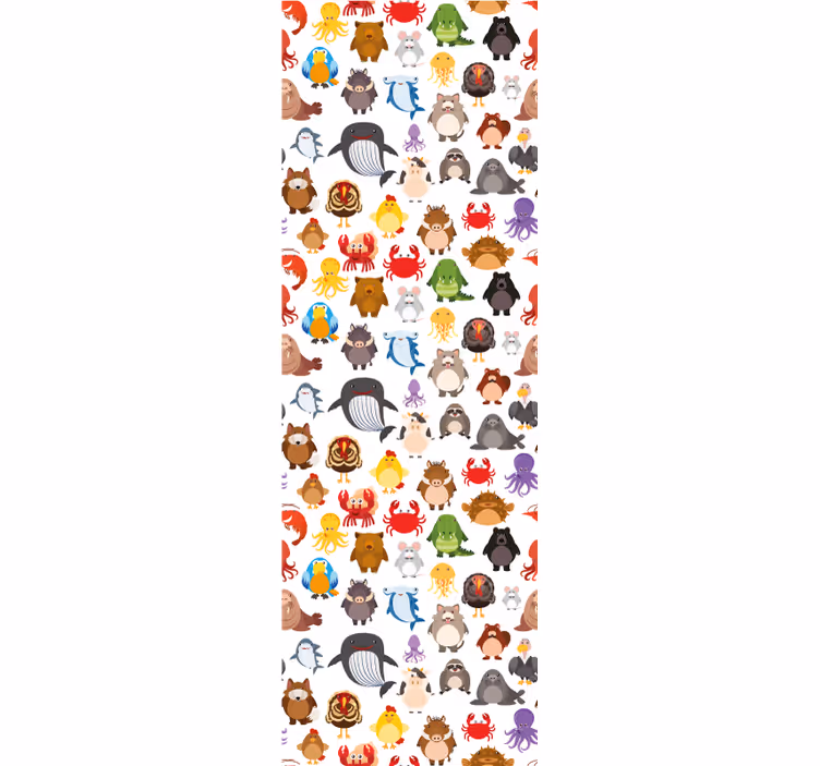 Animal wallpaper animal characters blend - TenStickers