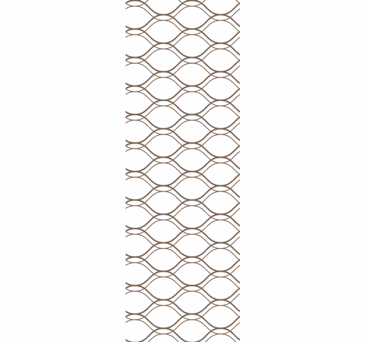 Elegant patterned design horizontal stripes wallpaper - TenStickers