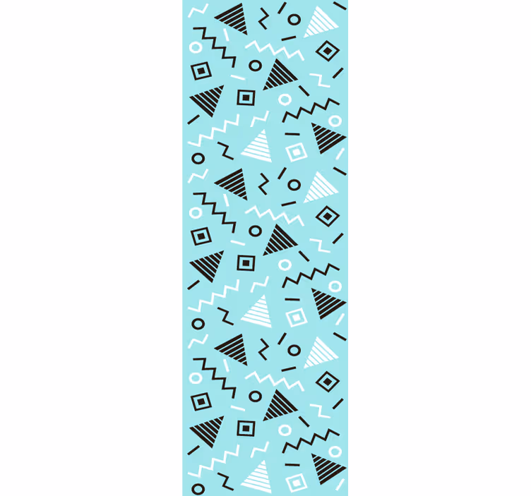 80s' Memphis style pattern Abstract wallpaper - TenStickers