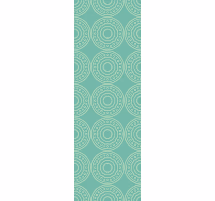 Circular Pattern Vibes wallpaper polka dots - TenStickers