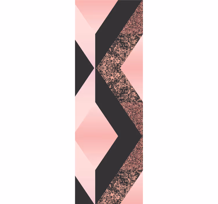 Abstract pink pattern geometric wallpaper - TenStickers