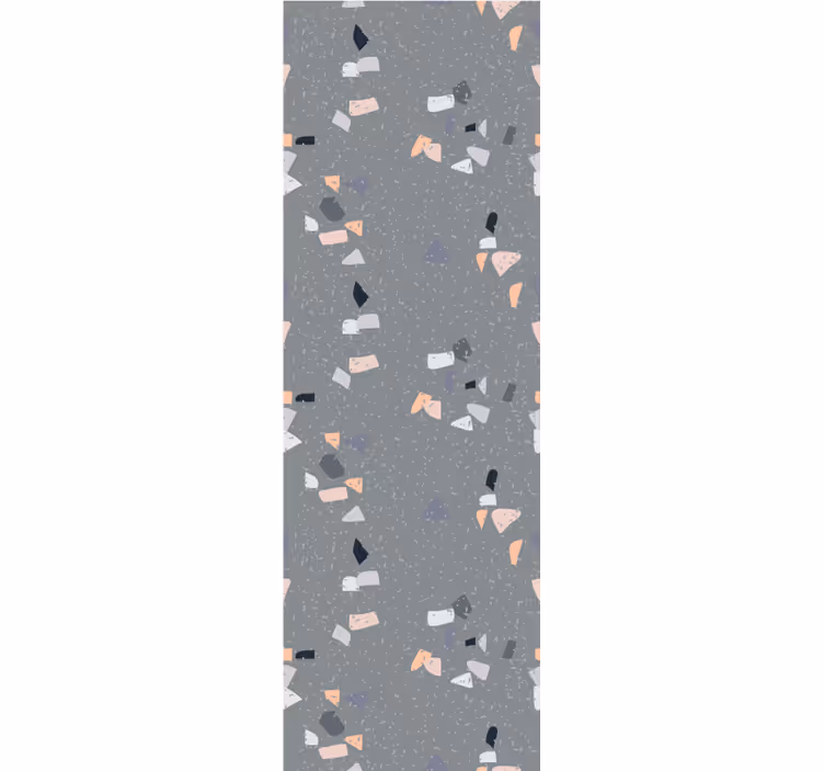 Marble terrazzo effect Hallway wallpaper - TenStickers
