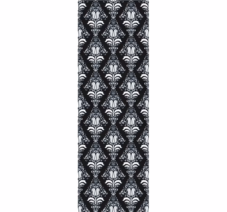 French Provincial black and white wallpaper - TenStickers