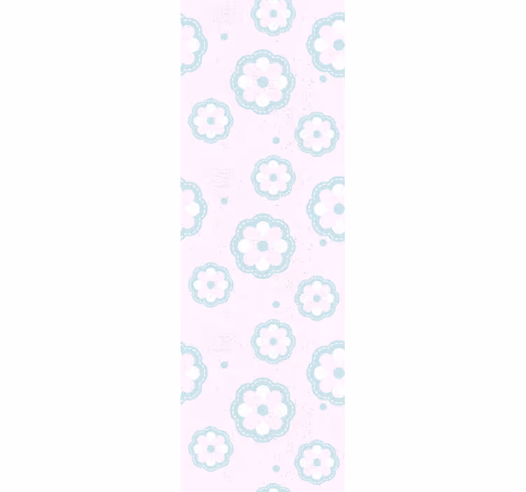Soft Floral Pattern flower wallpaper - TenStickers