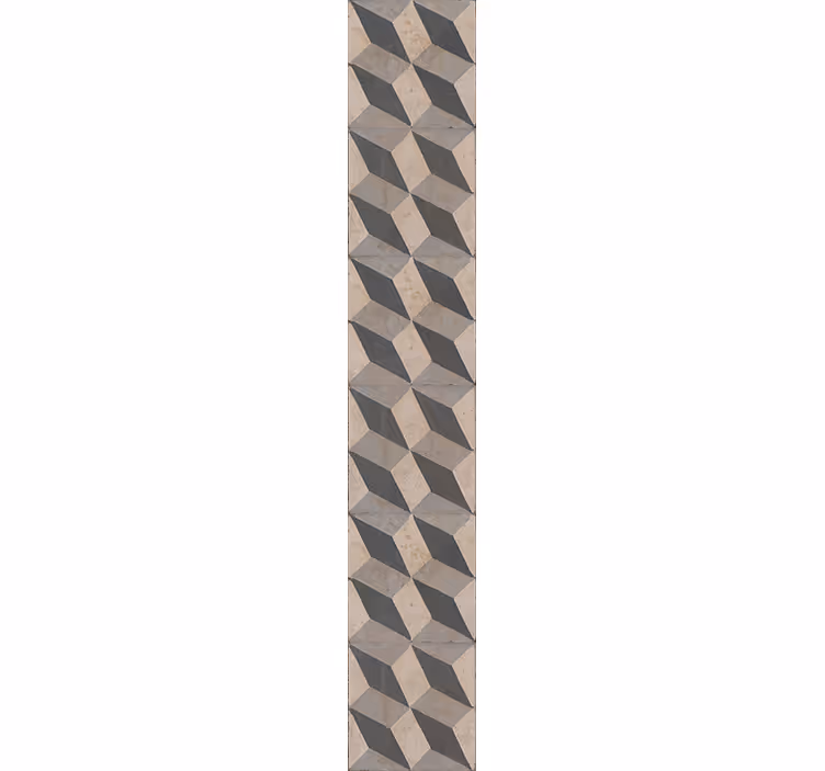 3D geometric motif 3D wallpaper - TenStickers