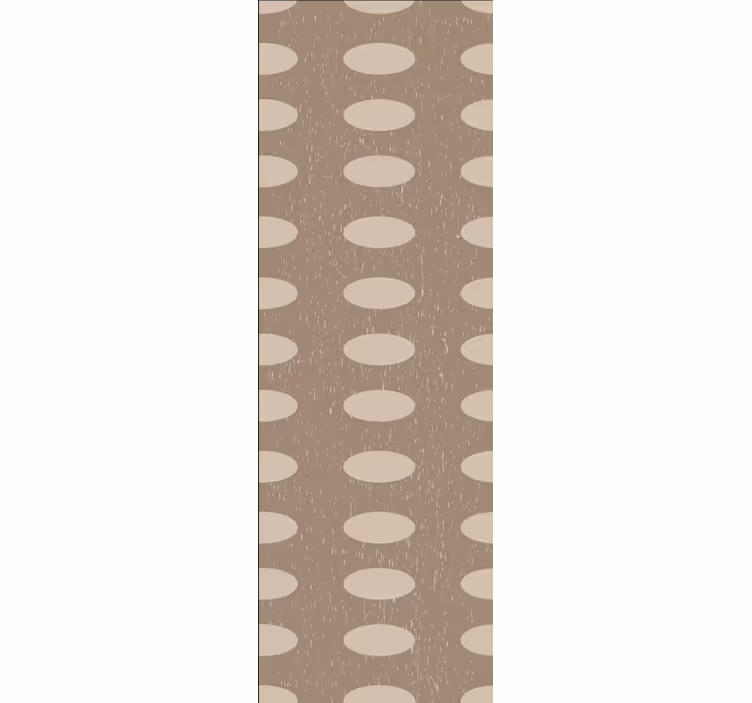 Oval Patterns Design wallpaper polka dots - TenStickers