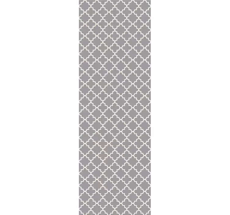 Elegant grey pattern ornamental wallpaper - TenStickers