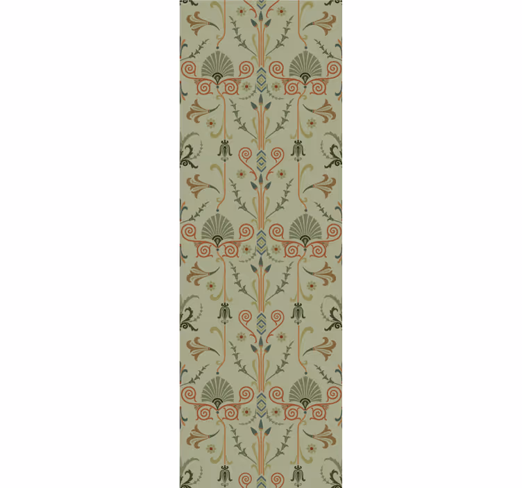 Green vine decor living room wallpaper - TenStickers