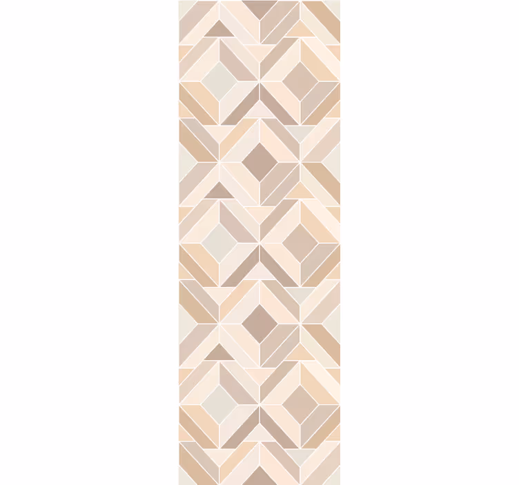 Beige layered shapes wallpaper - TenStickers