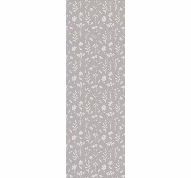 Scandinavian style meadow pattern wallpaper - TenStickers