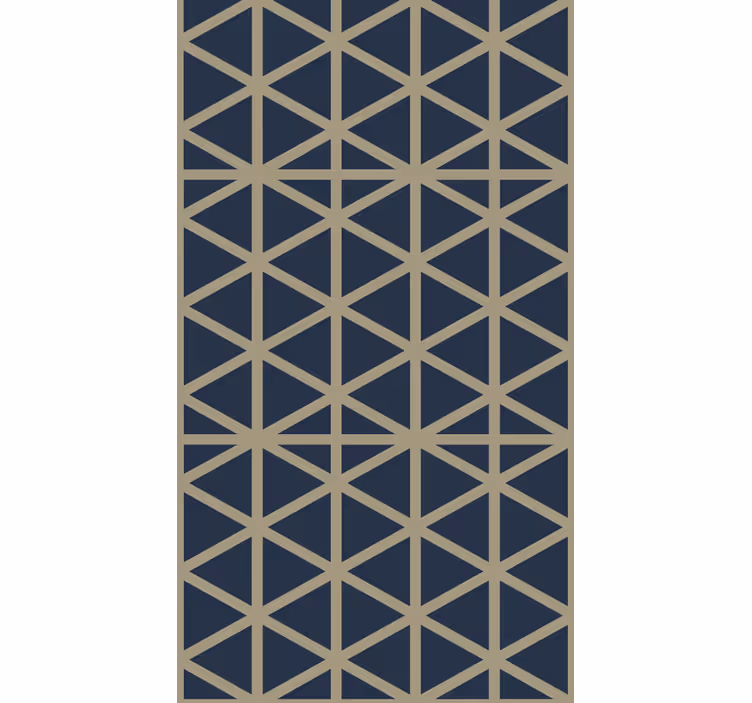 Elegant structure geometric wallpaper - TenStickers
