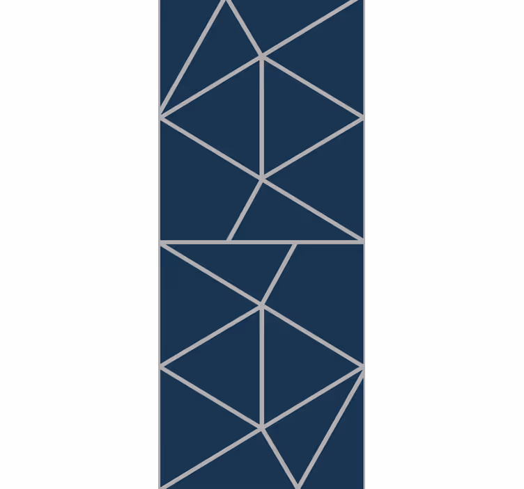 'Metro Prism' geometric triangles wallpaper - TenStickers