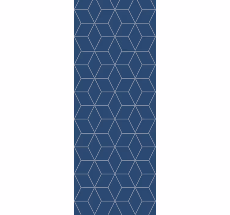 'Rasch' textured geometric navy wallpaper - TenStickers