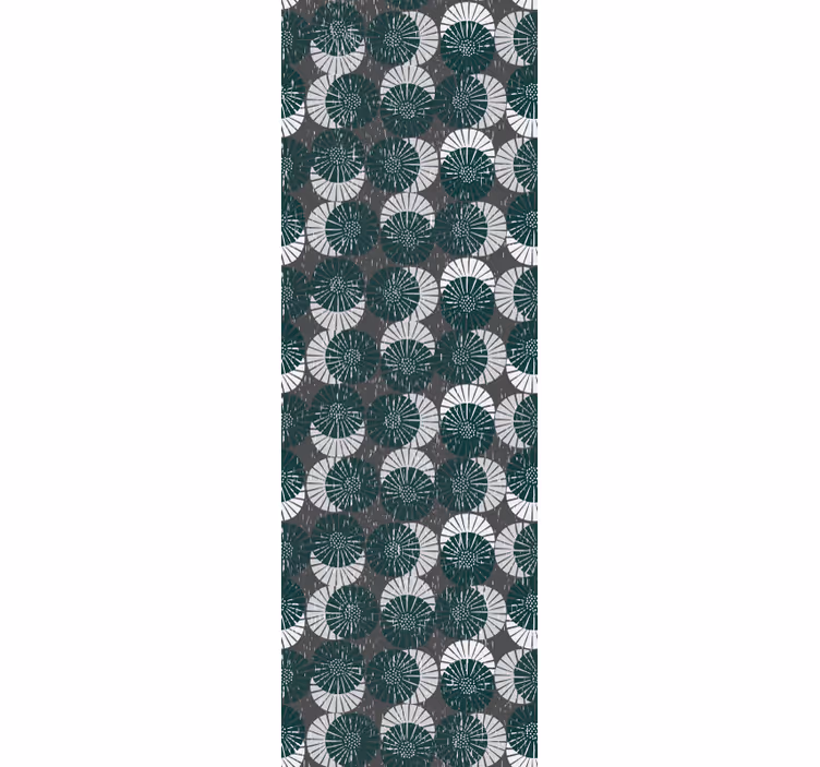 Dark shades pattern wallpaper polka dots - TenStickers