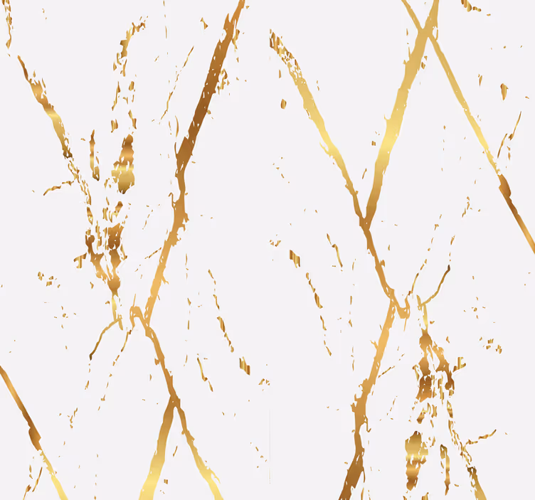 Gold marble stripes wallpaper - TenStickers