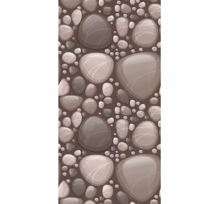 Smooth Pebble Arrangement stone wallpaper - TenStickers