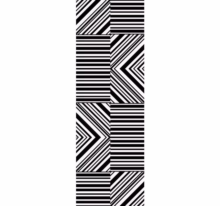 Diagonal Stripes Play geometric wallpaper - TenStickers